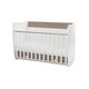 Lorelli Μετατρεπόμενο Κρεβάτι Dream White & Coffee 60x120  10150420042A - Βρεφικά Κρεβατάκια Κούνιες Μωρού στο Oneirokosmos