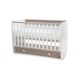 Lorelli Μετατρεπόμενο Κρεβάτι Dream White & Coffee 60x120  10150420042A - Βρεφικά Κρεβατάκια Κούνιες Μωρού στο Oneirokosmos