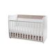 Lorelli Μετατρεπόμενο Κρεβάτι Dream White & Light Oak 60x120  10150420045A - Βρεφικά Κρεβατάκια Κούνιες Μωρού στο Oneirokosmos