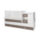 Πολυμορφικό Κρεβάτι Lorelli MiniMax  White & Coffee 10150500042A - Βρεφικά Πολυμορφικά Κρεβατάκια στο Oneirokosmos