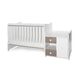 Πολυμορφικό Κρεβάτι Lorelli MiniMax  White & Coffee 10150500042A - Βρεφικά Πολυμορφικά Κρεβατάκια στο Oneirokosmos