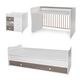 Πολυμορφικό Κρεβάτι Lorelli MiniMax  White & Coffee 10150500042A - Βρεφικά Πολυμορφικά Κρεβατάκια στο Oneirokosmos