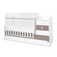 Lorelli Πολυμορφικό Κρεβάτι Maxi Plus White Coffee 10150580042P - Βρεφικά Πολυμορφικά Κρεβατάκια στο Oneirokosmos