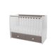 Lorelli Κρεβάτι Matrix 60x120 White & Coffee 10150600042P - Βρεφικά Κρεβατάκια Κούνιες Μωρού στο Oneirokosmos