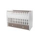 Lorelli Κρεβάτι Matrix 60x120 White & Coffee 10150600042P - Βρεφικά Κρεβατάκια Κούνιες Μωρού στο Oneirokosmos