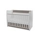 Lorelli Κρεβάτι Matrix 60x120 White & Coffee 10150600042P - Βρεφικά Κρεβατάκια Κούνιες Μωρού στο Oneirokosmos