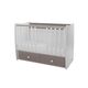Lorelli Κρεβάτι Matrix 60x120 White & Coffee 10150600042P - Βρεφικά Κρεβατάκια Κούνιες Μωρού στο Oneirokosmos
