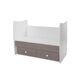 Lorelli Κρεβάτι Matrix 60x120 White & Coffee 10150600042P - Βρεφικά Κρεβατάκια Κούνιες Μωρού στο Oneirokosmos