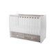 Lorelli Κρεβάτι Matrix 60x120 White & Artwood 10150600043P - Βρεφικά Κρεβατάκια Κούνιες Μωρού στο Oneirokosmos