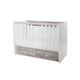 Lorelli Κρεβάτι Matrix 60x120 White & Artwood 10150600043P - Βρεφικά Κρεβατάκια Κούνιες Μωρού στο Oneirokosmos