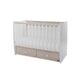 Lorelli Κρεβάτι Matrix 60x120 White & Light Oak 10150600045P - Βρεφικά Κρεβατάκια Κούνιες Μωρού στο Oneirokosmos
