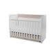 Lorelli Κρεβάτι Matrix 60x120 White & Light Oak 10150600045P - Βρεφικά Κρεβατάκια Κούνιες Μωρού στο Oneirokosmos