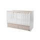 Lorelli Κρεβάτι Matrix 60x120 White & Light Oak 10150600045P - Βρεφικά Κρεβατάκια Κούνιες Μωρού στο Oneirokosmos