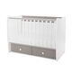 Lorelli Κρεβάτι Matrix  60x120 White & String 10150600046P - Βρεφικά Κρεβατάκια Κούνιες Μωρού στο Oneirokosmos