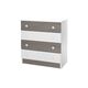 Lorelli Συρταριέρα Dresser 81x50x86cm White & Coffee 10170070042A - Σιφονιέρες - Αλλαξιέρες στο Oneirokosmos