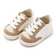 Babywalker Δερμάτινο Δετό Sneakers PRΙ2120 Λευκό Μπεζ - Βαπτιστικό Παπούτσι για Αγόρι στο Oneirokosmos