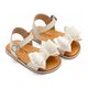 Babywalker Πέδιλο με Υφασμάτινο Φιόγκο BS3592 Εκρού - Βαπτιστικό Παπούτσι για Κορίτσι στο Oneirokosmos