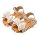 Babywalker Πέδιλο με Υφασμάτινο Φιόγκο BS3592 Nude - Βαπτιστικό Παπούτσι για Κορίτσι στο Oneirokosmos