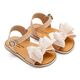 Babywalker Πέδιλο με Υφασμάτινο Φιόγκο BS3592 Nude - Βαπτιστικό Παπούτσι για Κορίτσι στο Oneirokosmos