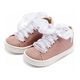 Babywalker Sneaker απο Ύφασμα και Δέσιμο Κορδέλα BW4864 Ροζ - Βαπτιστικό Παπούτσι για Κορίτσι στο Oneirokosmos