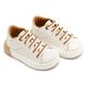 Babywalker Δετό Sneaker με Δίχρωμο Κορδόνι EXC5294 Λευκό Μπεζ - Βαπτιστικό Παπούτσι για Αγόρι στο Oneirokosmos