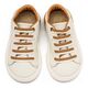 Babywalker Δετό Sneaker με Δίχρωμο Κορδόνι EXC5294 Λευκό Μπεζ - Βαπτιστικό Παπούτσι για Αγόρι στο Oneirokosmos