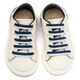 Babywalker Δετό Sneaker με Δίχρωμο Κορδόνι EXC5294 Λευκό Μπλε - Βαπτιστικό Παπούτσι για Αγόρι στο Oneirokosmos