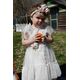 Bambolino: Ilektra Βαπτιστικό ρούχο για κορίτσι 1614 - Ρούχα Βάπτισης για Κορίτσι στο Oneirokosmos