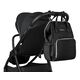 Kikkaboo Τσάντα Αλλαξιέρα Siena Black & Silver 31108020111 - Τσάντες - Αλλαξιέρες στο Oneirokosmos