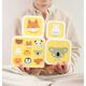 A Little Lovely Company Σετ 4 Δοχεία Φαγητού Lunch & Snack Box Animal Friends SBSEAF81 - Σετ Φαγητού, Μπολάκια, Πιατάκια Φαγητού στο Oneirokosmos