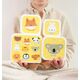 A Little Lovely Company Σετ 4 Δοχεία Φαγητού Lunch & Snack Box Animal Friends SBSEAF81 - Σετ Φαγητού, Μπολάκια, Πιατάκια Φαγητού στο Oneirokosmos