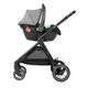 Kikka Boo Πολυκαρότσι 3 in 1 with Carrycot Ava Grey 31001010062 - Πολυκαρότσια, Συστήματα Μεταφοράς στο Oneirokosmos