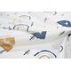Dimcol Σετ Βρεφικά Σεντόνια Κούνιας 3τμχ 100% Cotton Bebe Rainbow 574 120X160 White-Blue - Σεντόνια Κούνιας στο Oneirokosmos