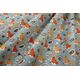 Dimcol Σετ Βρεφικά Σεντόνια Κούνιας 3τμχ 100% Cotton Bebe Fox 528  120X160  Pale Cyan - Σεντόνια Κούνιας στο Oneirokosmos