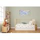Dimcol Σετ Βρεφικά Σεντόνια Κούνιας 3τμχ 100% Cotton Bebe Cloudy Bear 581 120X160  White-Olive - Σεντόνια Κούνιας στο Oneirokosmos