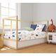 Dimcol Σετ Βρεφικά Σεντόνια Κούνιας 3τμχ 100% Cotton Bebe Rainbow 574 120X160 White-Blue - Σεντόνια Κούνιας στο Oneirokosmos