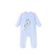 AMOMI Βρεφικό Φορμάκι Βελουτέ Γαλάζιο Giraffe 74003 - Newborm στο Oneirokosmos