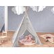Παιδική Σκηνή Teepee Home Deco Kids με διαστάσεις 120Χ120Χ160cm Grey RG9227 - Σκηνές στο Oneirokosmos