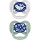 Dr. Brown's πιπίλα Advantage Night πιπίλα Σιλικόνης, Blue  0-6m  2τμχ PA12004 - Πιπίλες στο Oneirokosmos