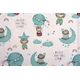 Dimcol Πάνα Αγκαλιάς Χασέ Cotton 100% 80x80 εκ.  Reach the stars 192 Green - Πάνες-Λαβέτες-Σελτέδες στο Oneirokosmos