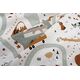 Dimcol Σετ Βρεφικά Σεντόνια Κούνιας 3τμχ Cotton 100% Countryside 120x160 εκ.  580 White-Mint - Σεντόνια Κούνιας στο Oneirokosmos