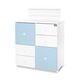 Lorelli Συρταριέρα Αλλαξιέρα  Cupboard 83x71x96cm White & Baby Blue 10170140039P - Σιφονιέρες - Αλλαξιέρες στο Oneirokosmos