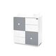 Lorelli Συρταριέρα Αλλαξιέρα  Cupboard 83x71x96cm White & Stone Grey 10170140041P - Σιφονιέρες - Αλλαξιέρες στο Oneirokosmos