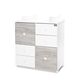 Lorelli Συρταριέρα Αλλαξιέρα  Cupboard 83x71x96cm White & Artwood 10170140043P - Σιφονιέρες - Αλλαξιέρες στο Oneirokosmos