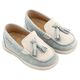 Babywalker Loafers με Φουντάκια EXC5317 Μίνεραλ - Βαπτιστικό Παπούτσι για Αγόρι στο Oneirokosmos