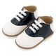 Babywalker Δίχρωμο Δετό Brogue EXC5318  Λευκό Μπλε - Βαπτιστικό Παπούτσι για Αγόρι στο Oneirokosmos