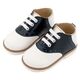 Babywalker Δίχρωμο Δετό Brogue EXC5318  Λευκό Μπλε - Βαπτιστικό Παπούτσι για Αγόρι στο Oneirokosmos