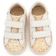 Babywalker Sneaker Διπλό Χρατς με Αστέρι στο Πλάι EXC5904 Εκρού - Βαπτιστικό Παπούτσι για Κορίτσι στο Oneirokosmos