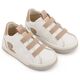 Babywalker Sneaker Παντοφλέ με Λαστιχάκια EXC8005 Λευκό Μπεζ - Βαπτιστικό Παπούτσι για Αγόρι στο Oneirokosmos