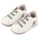 Babywalker Sneaker Παντοφλέ με Λαστιχάκια EXC8005 Λευκό Γκρι - Βαπτιστικό Παπούτσι για Αγόρι στο Oneirokosmos